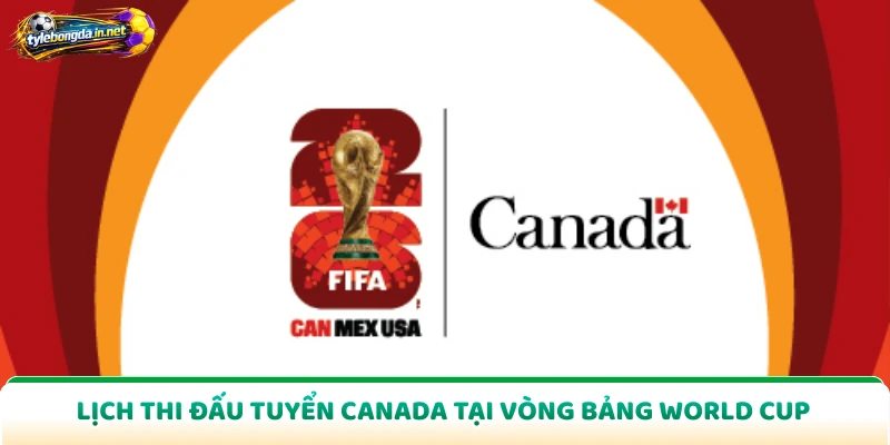 Lịch thi đấu tuyển Canada tại vòng bảng World Cup